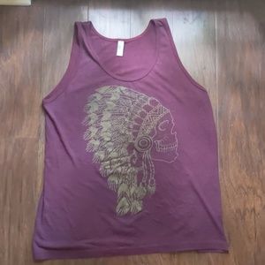 Screen print tank top